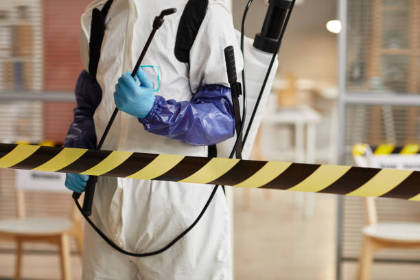 Professional Blood Cleanup technician working in Quinton, NJ